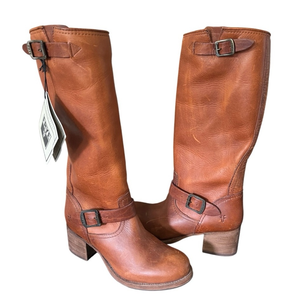 Frye Women's Tan Heeled Boots